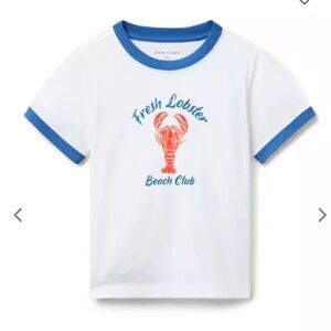 NWT- Janie and Jack Fresh Lobster Graphic T-Shirt